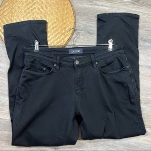 DU/ER mens black relaxed fit jeans n2x